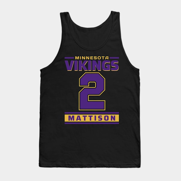 Minnesota Vikings Mattison 2 Edition 1 Tank Top by ENTIN 